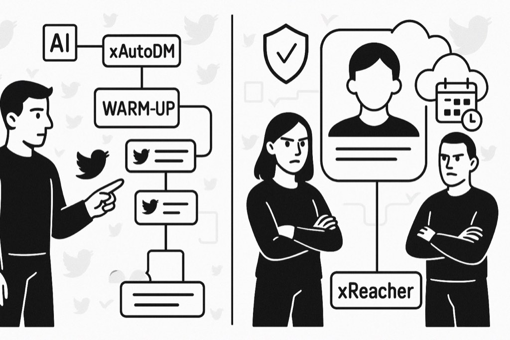 xAutoDM vs xReacher: Which Twitter Automation Tool Will Skyrocket Your